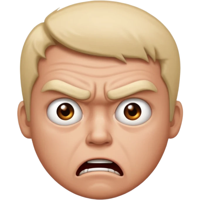Facial Expression: wtf are you thinking?? You idiot! emoji