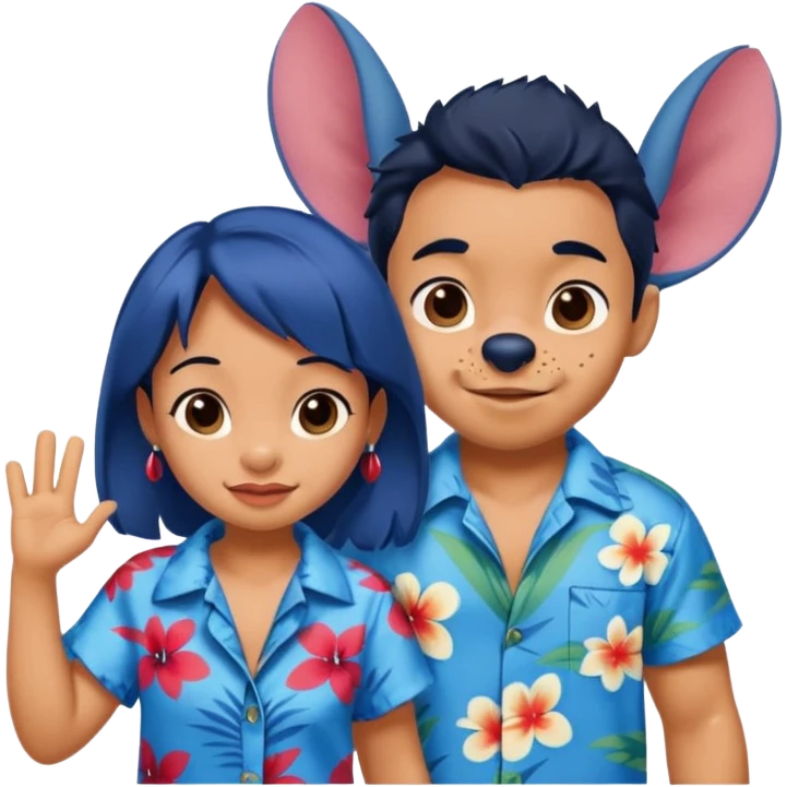 Stitch y lilo emoji