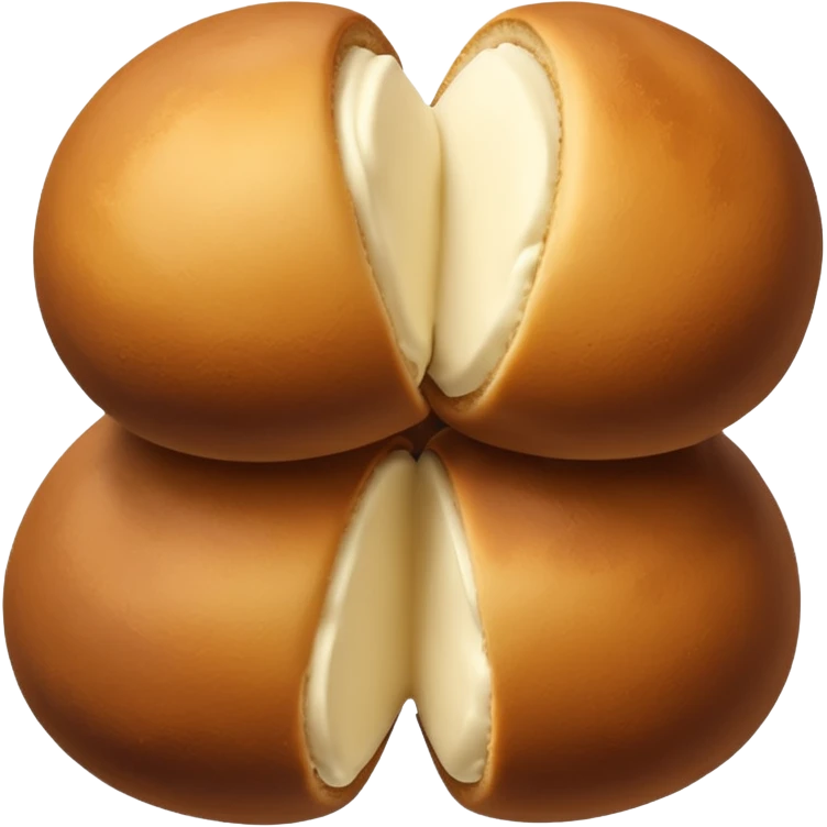 Chocolate filled dough balls  emoji