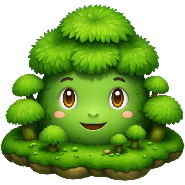 Moss cartoon emoji
