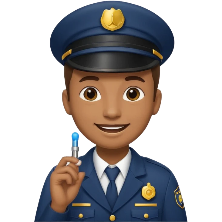 bus conductor whistle emoji