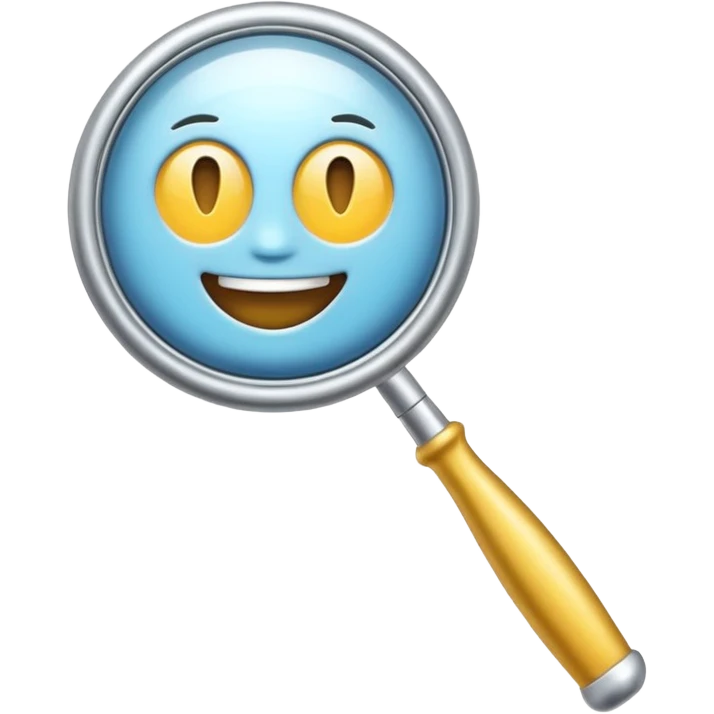dental mirror and explorer tool, simple emoji style emoji