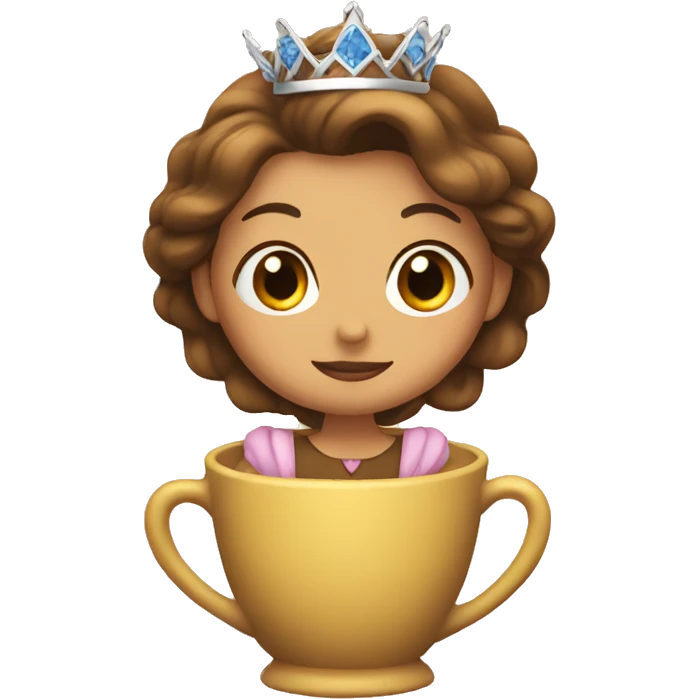 Princess in a cup emoji