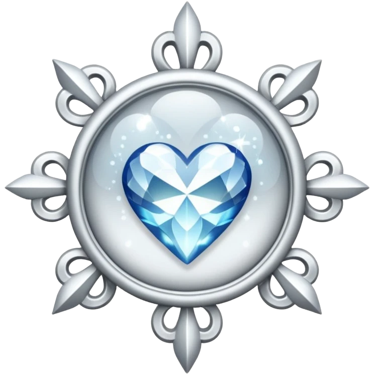 glitter white symbol of health emoji