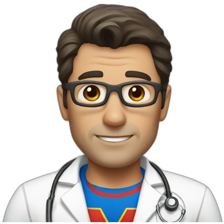 superman doctor emoji
