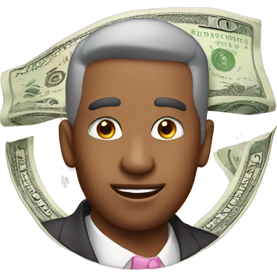 Pink money emoji