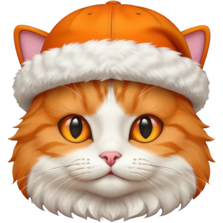 a cat wearing a hat emoji