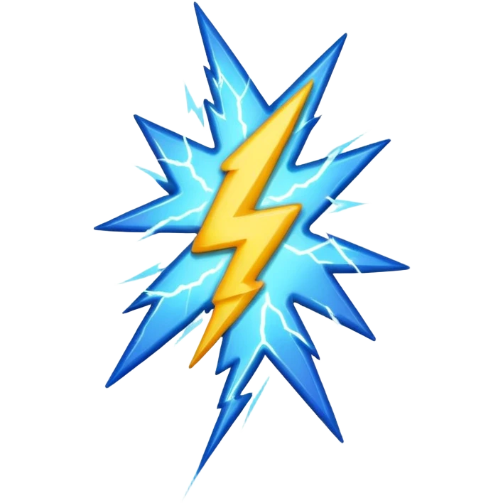 Lightning emoji