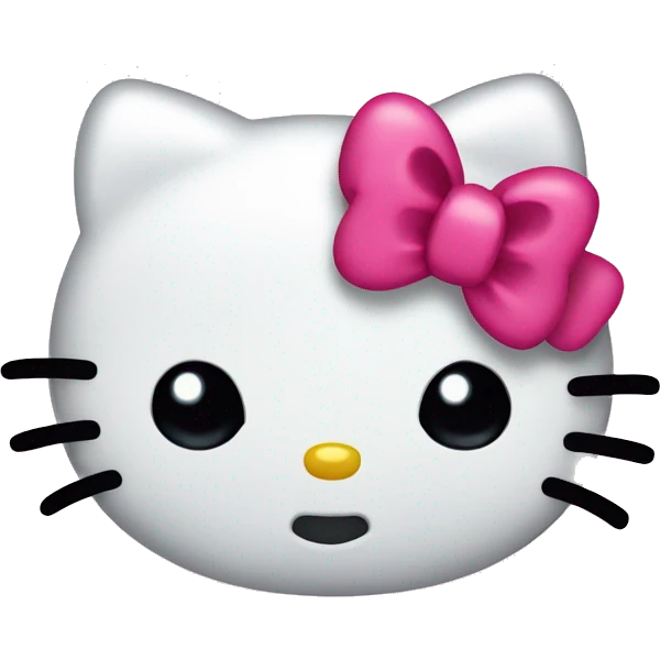 hello kitty head emoji