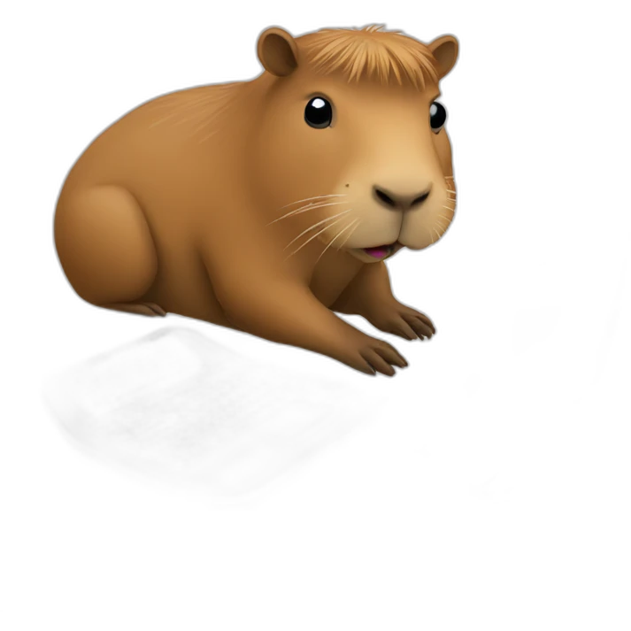 capybara with computer emoji