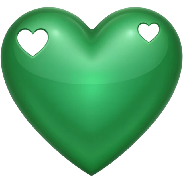 Green heart emoji