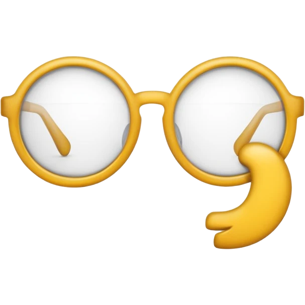 Сгенерируй очки с интересной стилизацией, формат как у обычных эмоджи  emoji