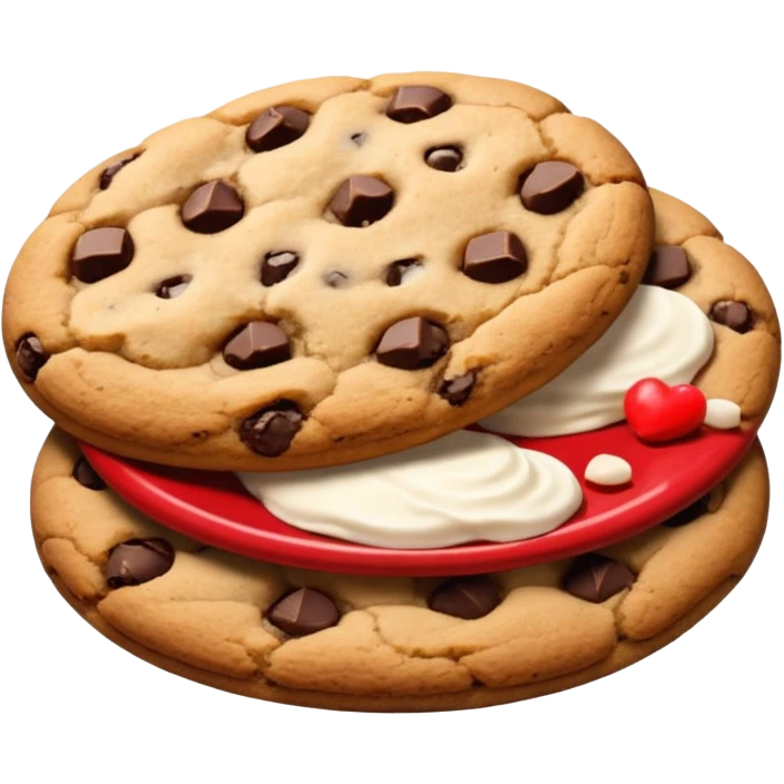 Plate of cookies emoji