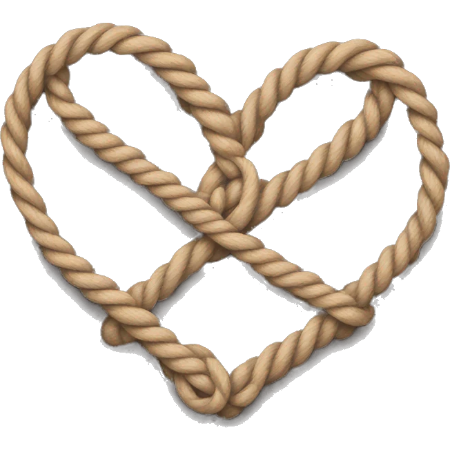 roped heart emoji