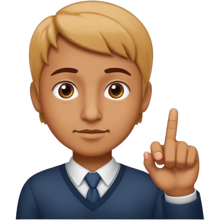 finger pointing left swipping under nose emoji