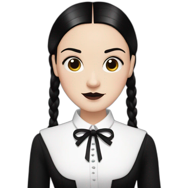 wednesday addams emoji