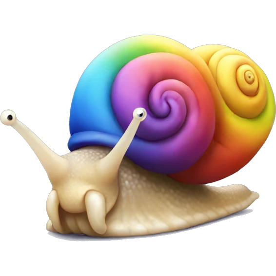 Gay snail emoji