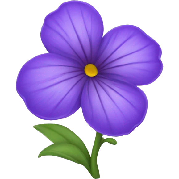 violet flower  emoji