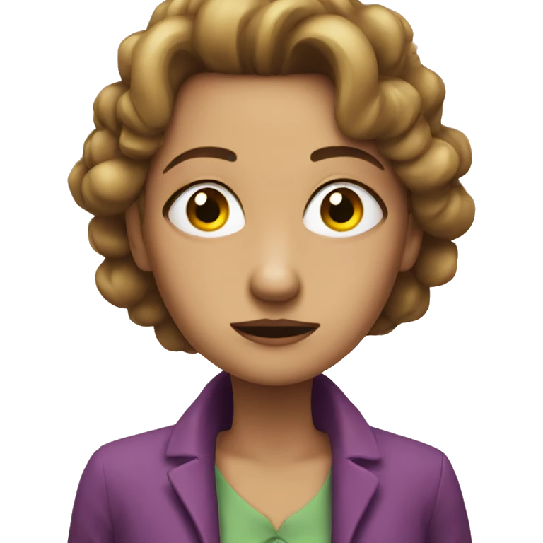 Lady watching with disgust  emoji