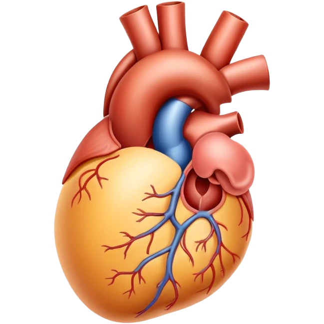 A symbolic male reproductive system, abstract medical illustration emoji