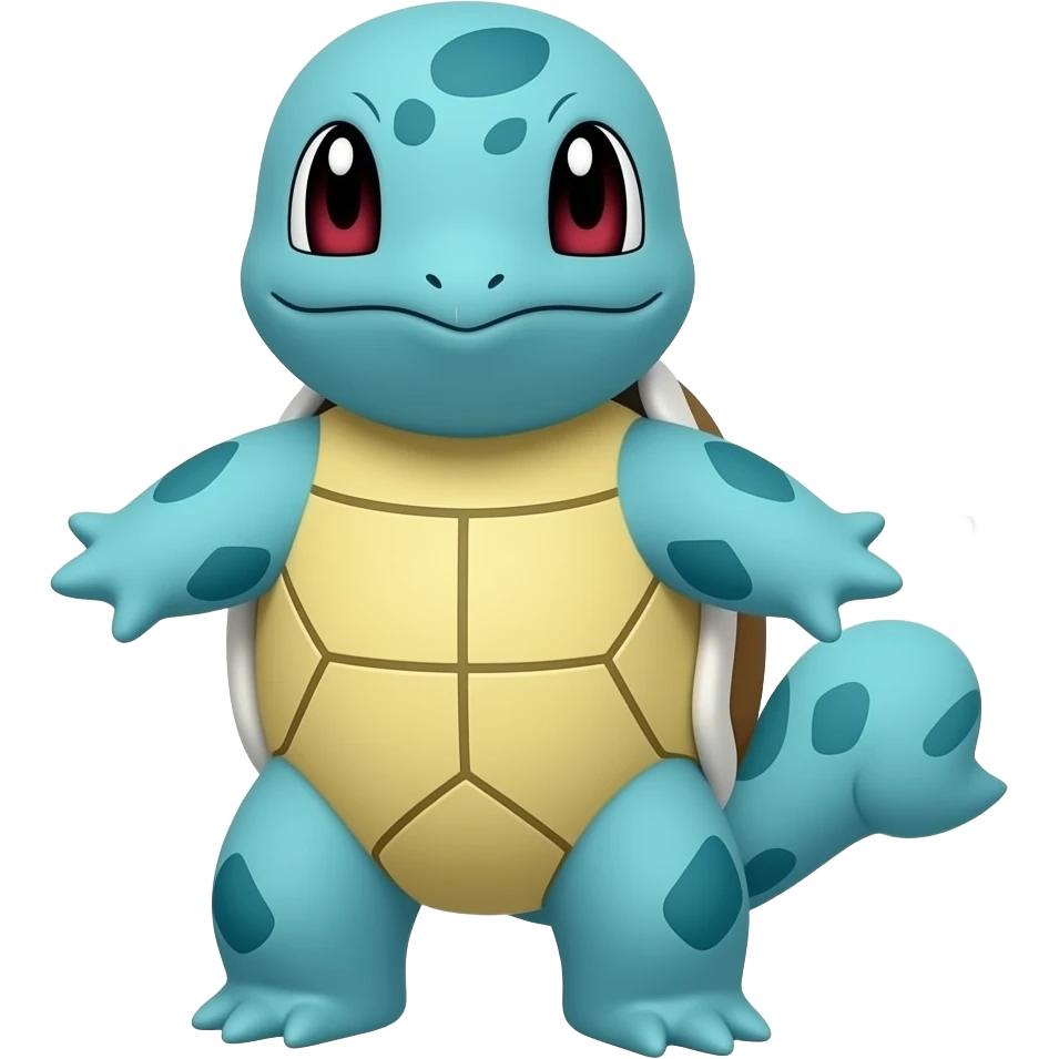 Carapuce avec les symbole du clavier emoji