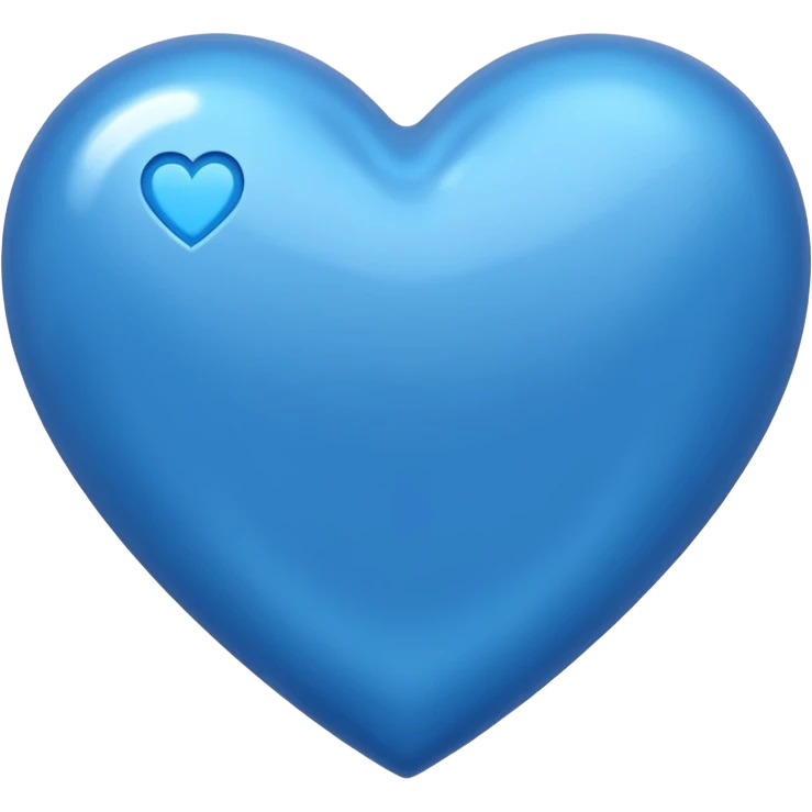 blue heart with "Re" label emoji