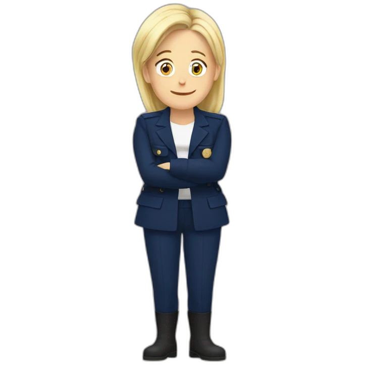 Marine lepen goodbye emoji