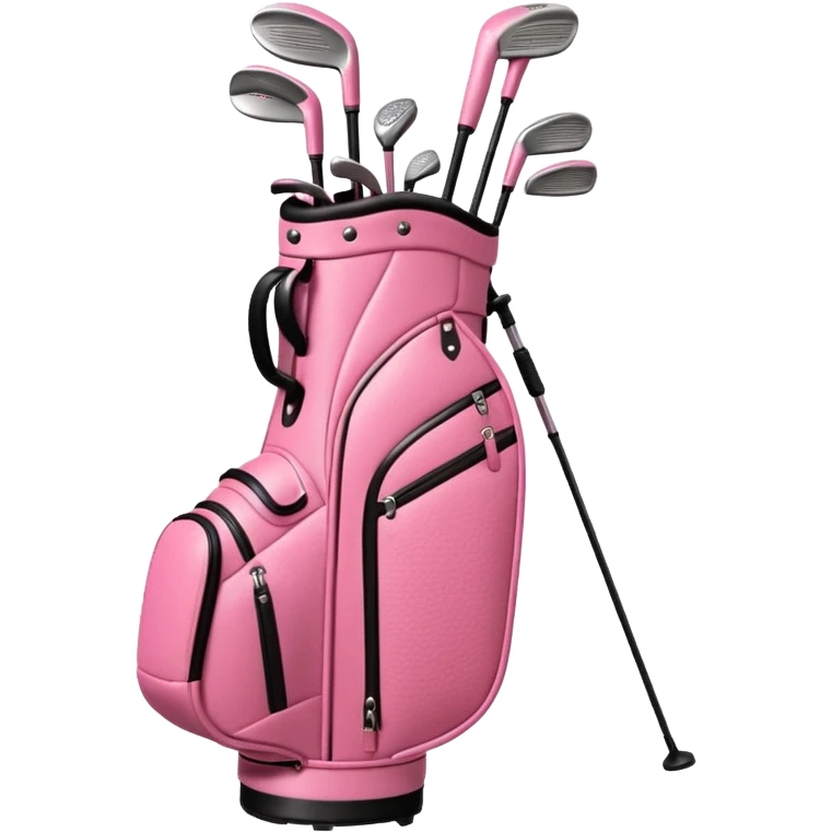 Pink golf bag emoji