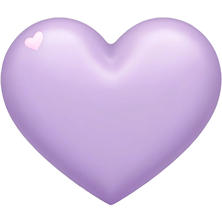 Corazón lila pastel emoji