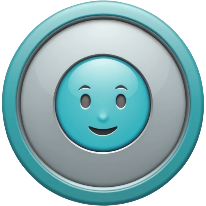 marca de verificación  un "check"  dentro de un círculo de color cian o turquesa, con un borde gris claro. emoji