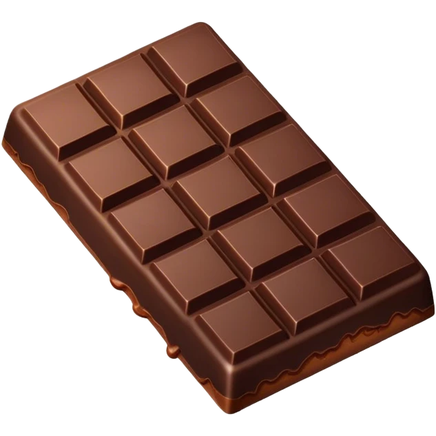 a bitten chocolate bar emoji