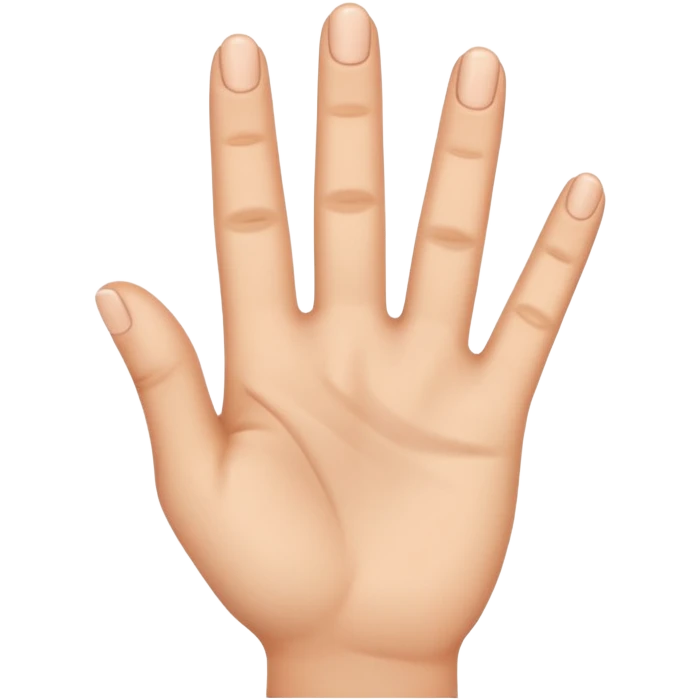 2 in the pink hand emoji