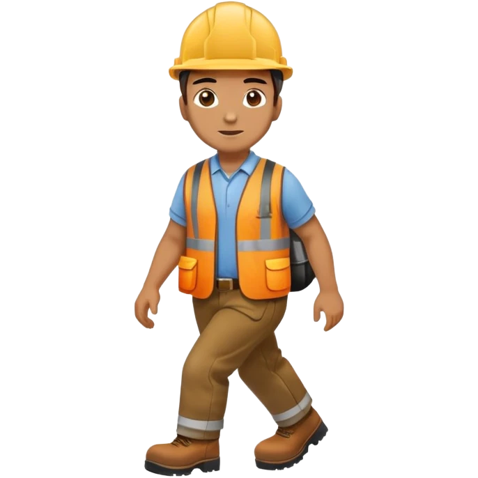 labor worker walking emoji