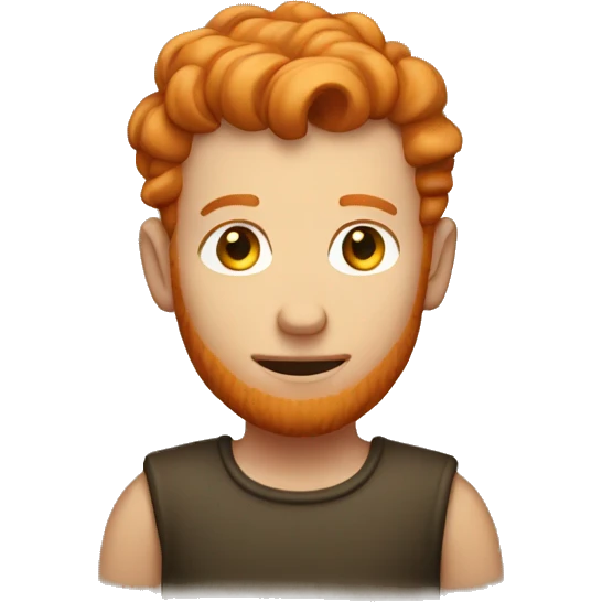 Ginger man emoji