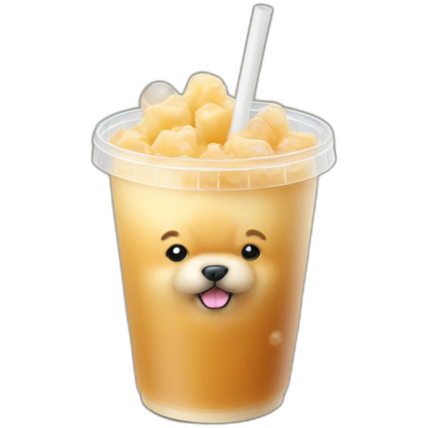 chow chow bubble tea emoji
