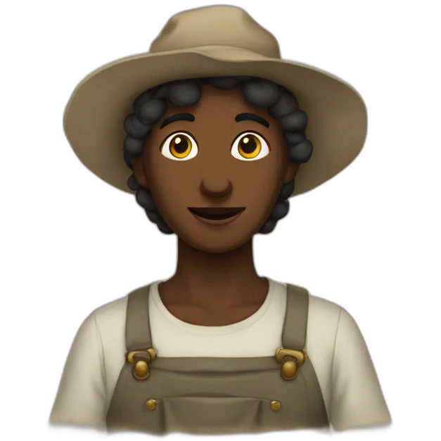 cotton worker in 1800 emoji