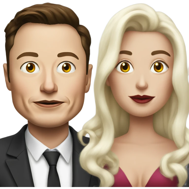 Elon musk in drag  emoji