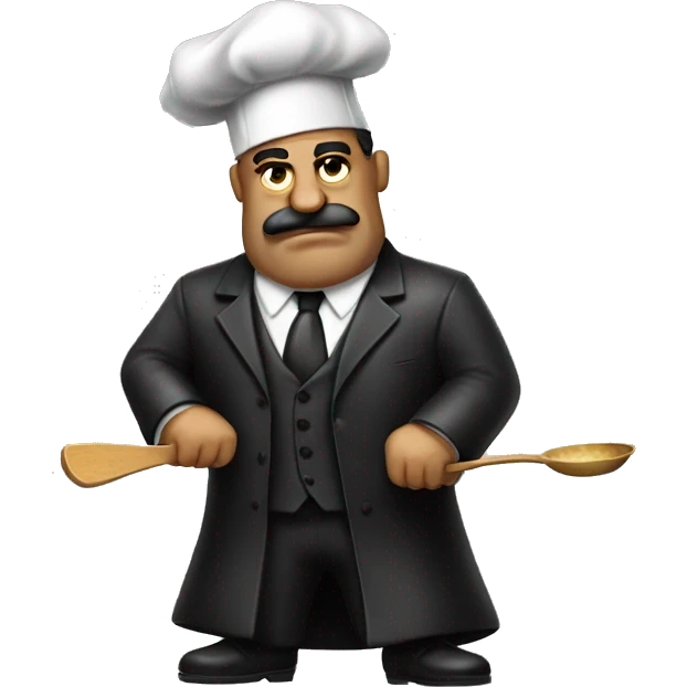 Mafia boss cooking  emoji