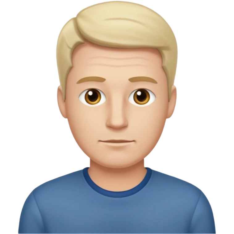 customer. 1 person only white male with shoulder normal person cloths. adult emoji