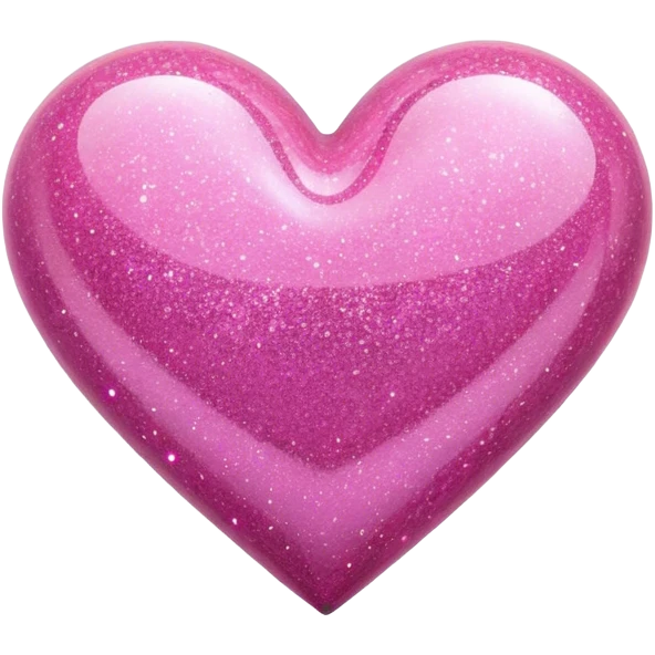 Corazon lindo con brillitos rosita emoji