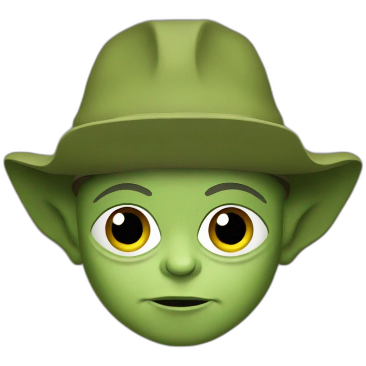Yoda general in cap military  emoji