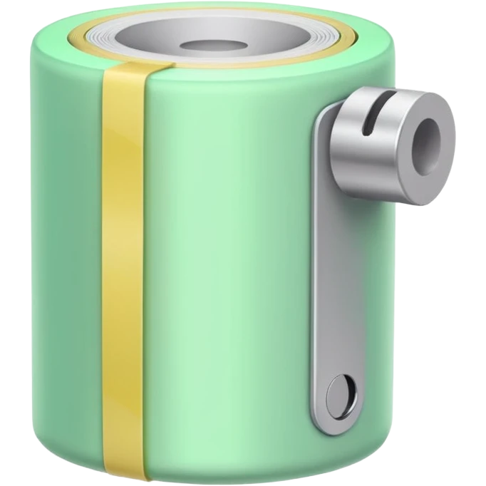 emoji of light green tape warmer emoji