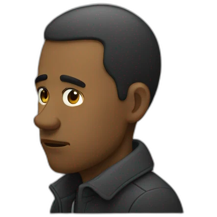 Homme triste emoji
