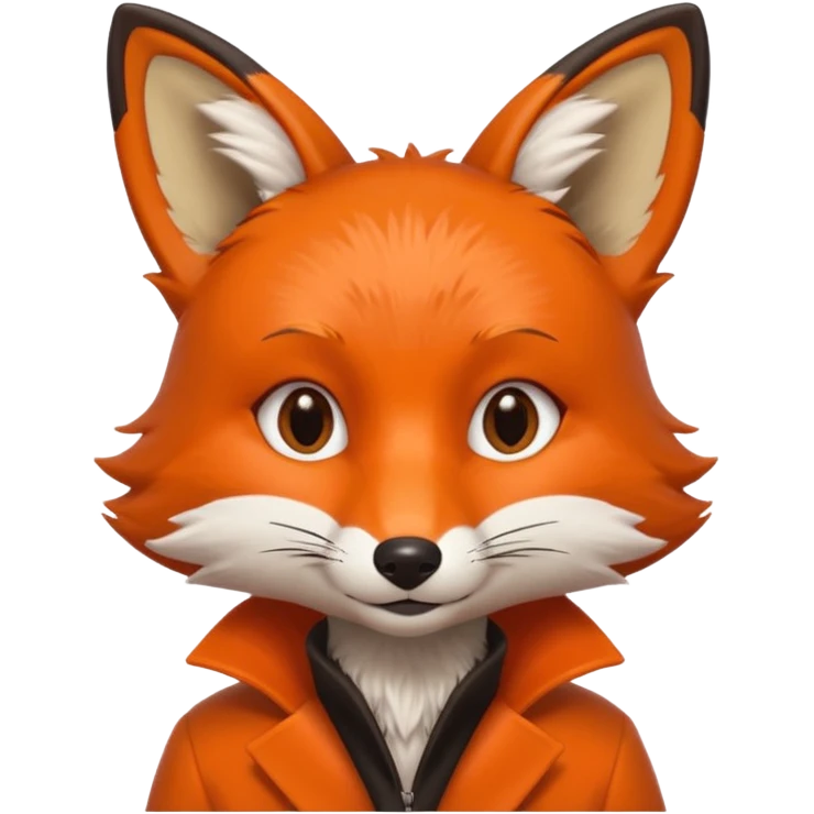 Fox 2 d minimalistic sexy emoji