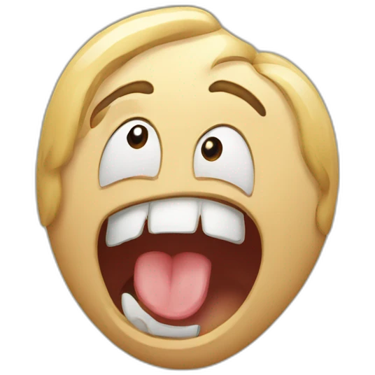 yawn emoji