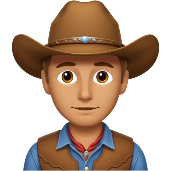 COW BOY WITHOUT HAT emoji