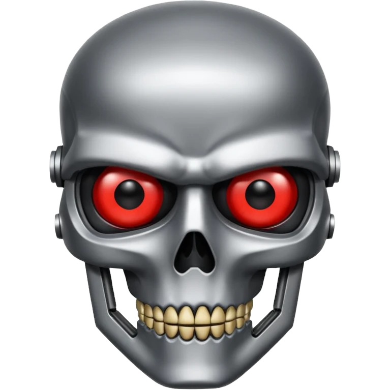Red eyed Terminator emoji