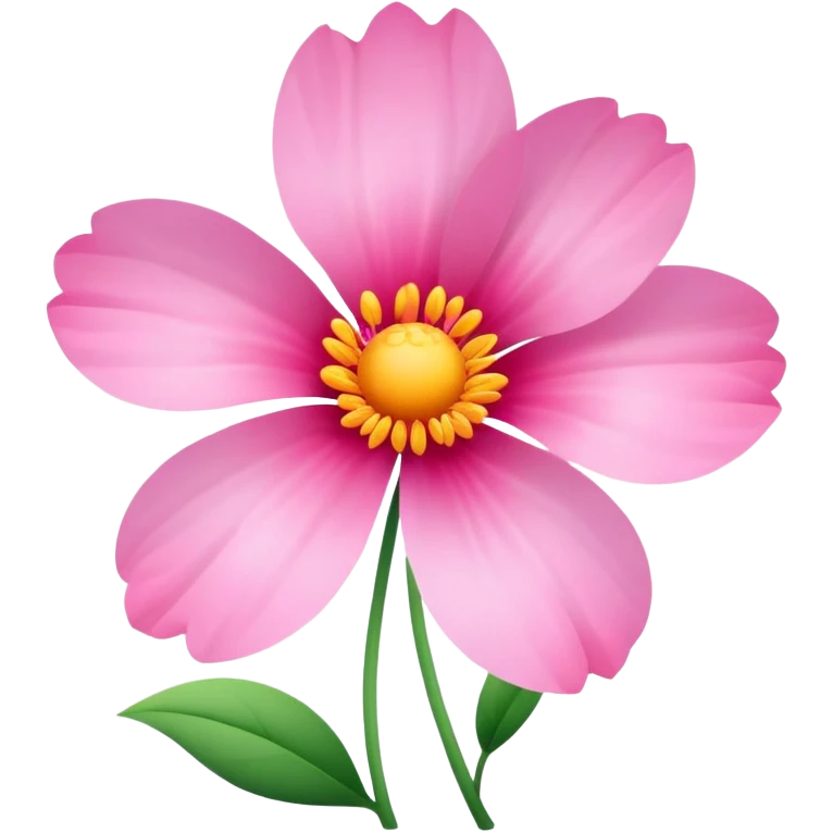 Pink flower emoji