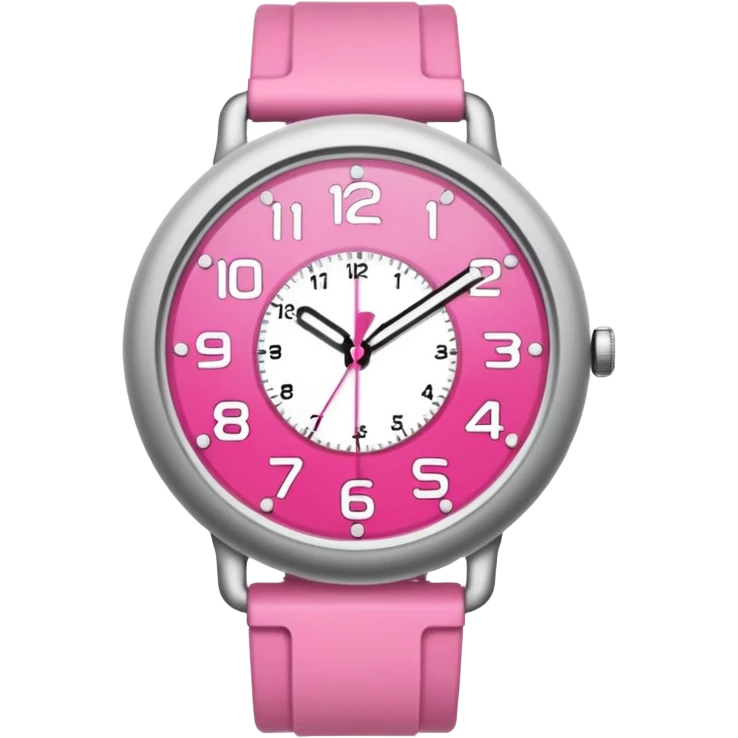 reloj de arena rosa emoji