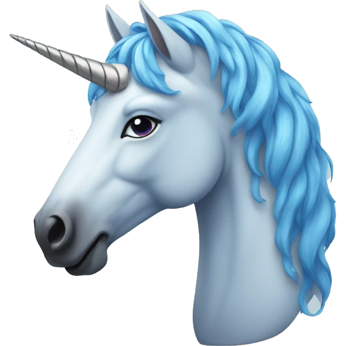 blue unicorn emoji